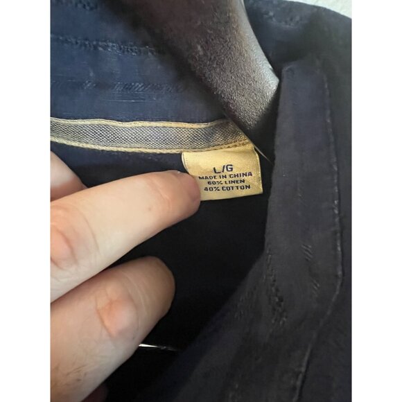 Tommy Bahama Linen Blend Button Up Shirt - Size L‎ - Picture 3 of 4